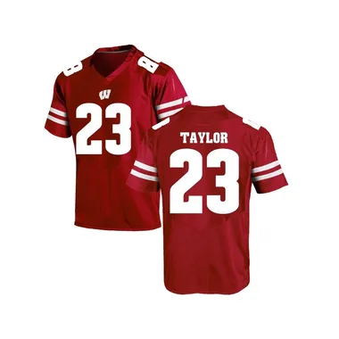 Men's Game Jonathan Taylor Wisconsin Badgers College Jersey - Red