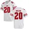 Youth Replica Semar Melvin Wisconsin Badgers College Jersey - White